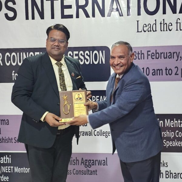 Ashish Kumar Agarwal at SPS International event promoting entrepreneurship and franchise business growth