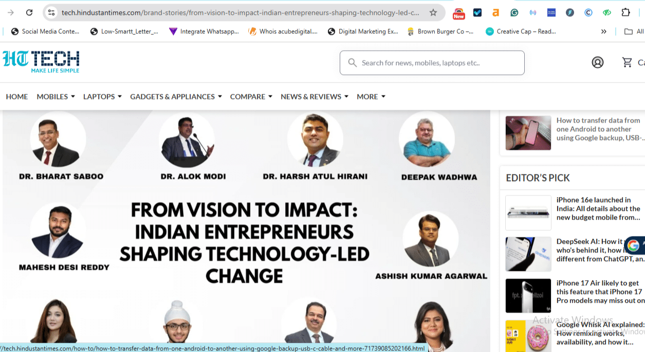 Tech Hindustan Times