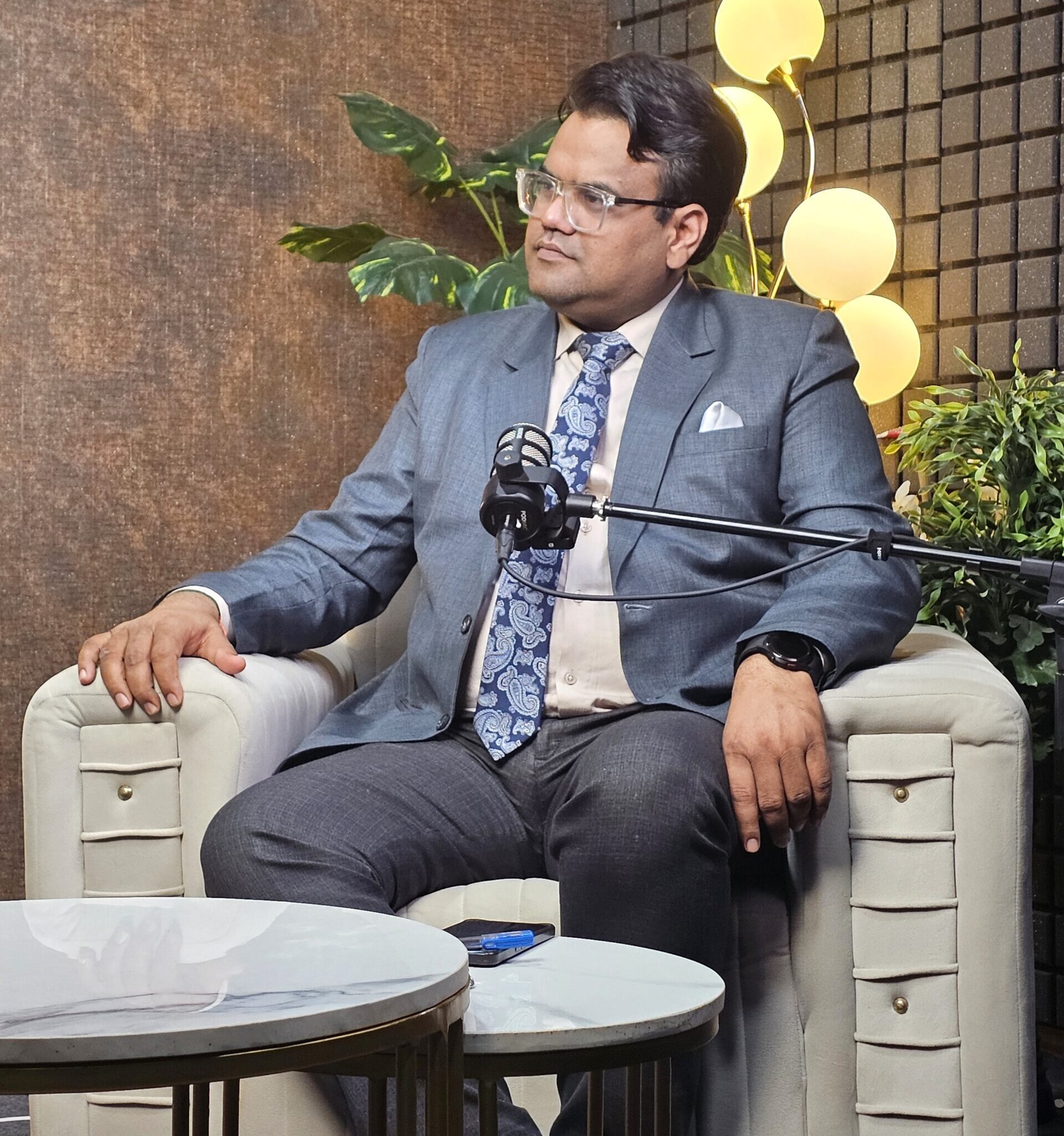 ashish k agarwal podcast studio